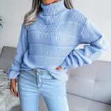 Pulls : Pull Femme Pratique Confort Optimal in Bleu van Seroa