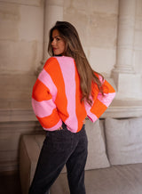 Autumn Collection : Pull Femme Rayé Coloré Polyester Autumn Collection in van Seroa