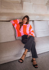 Autumn Collection : Pull Femme Rayé Coloré Polyester Autumn Collection in van Seroa