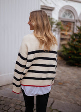 Autumn Collection : Pull Femme Manches Longues Rayé in van Seroa