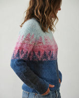 Pull de Noel : Pull Femme Rétro Douill Charmant in Bleu van Seroa