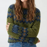 Pull de Noel : Pull Femme Rétro Douillet Motif in van Seroa