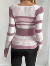 Pulls pour femmes : Pull Femme Slim Élégant in van Seroa