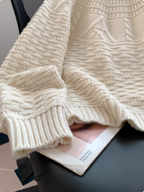 Pulls pour femmes : Pull Femme Décontracté Torsadé Maille in van Seroa