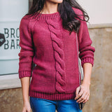 Autumn Collection : Pull Femme Manches Longues in Rose Bonbon van Seroa
