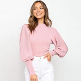 Pulls pour femmes : Pull Femme Laine Hiver in Rose van Seroa