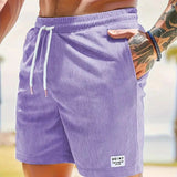 skirts : Short Femme Côtelé Velours Léger à Cordon - Confortable & Tendance in Pourpre van Seroa