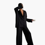 Pyjama pour femmes : Ensemble Femme Pyjama Confortable in Noir van Seroa