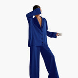 Pyjama pour femmes : Ensemble Femme Pyjama Confortable in Bleu van Seroa