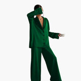 Pyjama pour femmes : Ensemble Femme Pyjama Confortable in Vert van Seroa