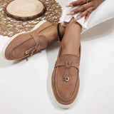 bags : Mocassins Femme en Cuir Véritable Noir Plats, Confortables & in Marron van Seroa