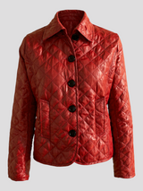Autumn Collection : Veste Femme en Soie & CCoton Élégante - Confort & Style Intemporel in Bordeaux van Seroa