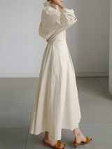 Robes maxi : Robe Longue Femme Élégante en Satin pour Soirée ou Cérémonie - in van Seroa