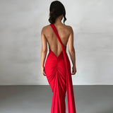 Robes : Robe Longue Femme Polyester in van Seroa