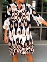 Robes pour femmes : Robe Longue Femme Décontracté Imprimé in van Seroa