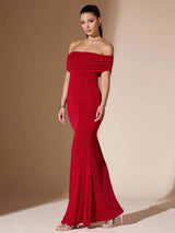 Robes maxi : Robe Longue Femme Bordeaux in van Seroa