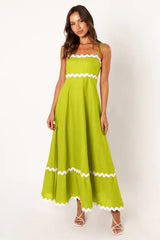 Robes : Robe D'été Femme Printemps in Citron van Seroa