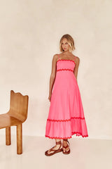 Robes : Robe D'été Femme Printemps in Rose van Seroa
