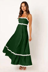 Robes : Robe D'été Femme Printemps in Vert van Seroa