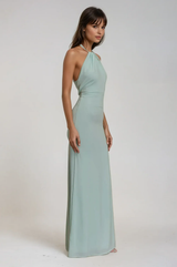 Robes pour femmes : Robe Longue Femme Halter Été Mode Féminine Popular in van Seroa
