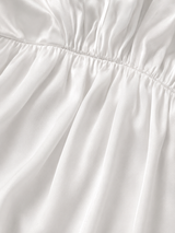 dresses : Robe Maxi Blanche d'Été avec Dos Nu et Bretelles Fines Femme in van Seroa