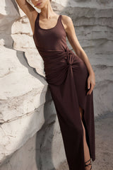 Robes : Robe Femme Midi Fendu in van Seroa