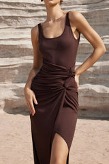 Robes : Robe Femme Midi Fendu in van Seroa