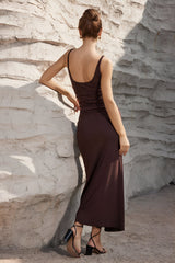 Robes : Robe Femme Midi Fendu in van Seroa