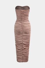Robes : Robe Femme sans Manches Polyester Midi in van Seroa