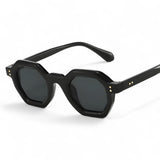 other : Lunettes de soleil rondes femme léopard vintage, protection in NoirGris van Seroa
