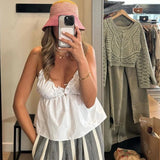 top blouses : Top Femme Haut Dentelle in van Seroa