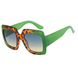 other : Lunettes de Soleil Femme Rétro Oversiz other Gafas De Sol Mujer in LéopardVert van Seroa