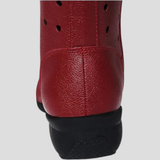 Shoes : Bottes blanches en cuir véritable avec lacets et fermeture éclair Femme in van Seroa