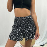 skirts : Jupe Longue Femme Polyester in Noir van Seroa