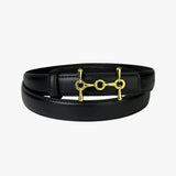 Women's Belt : Veste en Cuir Noire pour Homme, Coupe Classique, Design Intemporel in van Seroa