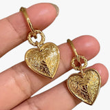 Martha | Eleganti orecchini a forma di cuore retrò - €25 : Boucles d'oreilles en forme de cœur rétro Femme in van Seroa