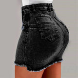 skirts : Jean Femme Polyester Ajustée in van Seroa