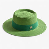 Women's Hat : Chapeau de paille - Élégant, léger et adapté aux voyages in van Seroa