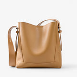 Sac à Bandoulière Femme Grand en Cuir Véritable Noir - Élégant et Spacieux