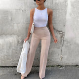 other : Pantalon Évasé Taille Haute Femme other Overig in van Seroa