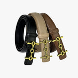 Women's Belt : Veste en Cuir Noire pour Homme, Coupe Classique, Design Intemporel in van Seroa