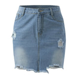 skirts : Jupe Longue Femme Denim in van Seroa