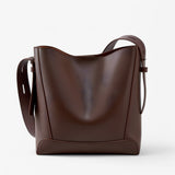 Sac à Bandoulière Femme Grand en Cuir Véritable Noir - Élégant et Spacieux