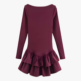 Mini-robe à manches longues - Tendance et style Femme