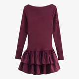 Mini-robe à manches longues - Tendance et style Femme