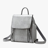 Sac à dos Femme en Cuir Véritable, Élégant pour l'École, le Travail et les Voyages