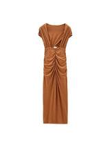 dresses : Robe Cocktail Femme Drapé in van Seroa