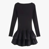Mini-robe à manches longues - Tendance et style Femme