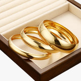 Jewelry : Set 3 Bracelets Femme PlaquéS Or 18K, Design Audacieux et Moderne in van Seroa