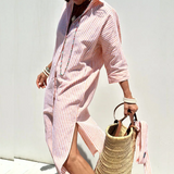 swimwear : Robe d'été ample en coton pour femme - Confortable et légère in van Seroa